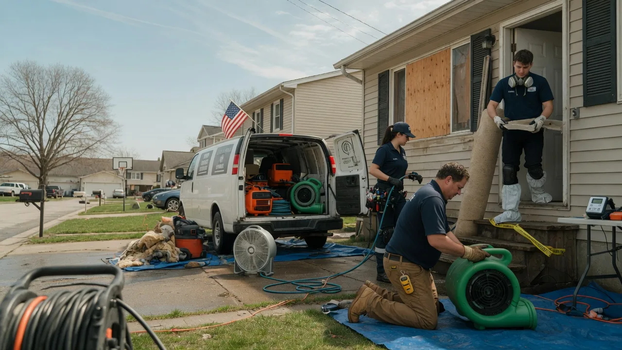 Water Damage Restoration in Avon, IL near me